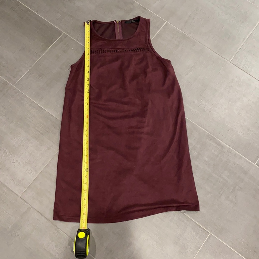 J. Roberts suede dress purple/burgundy